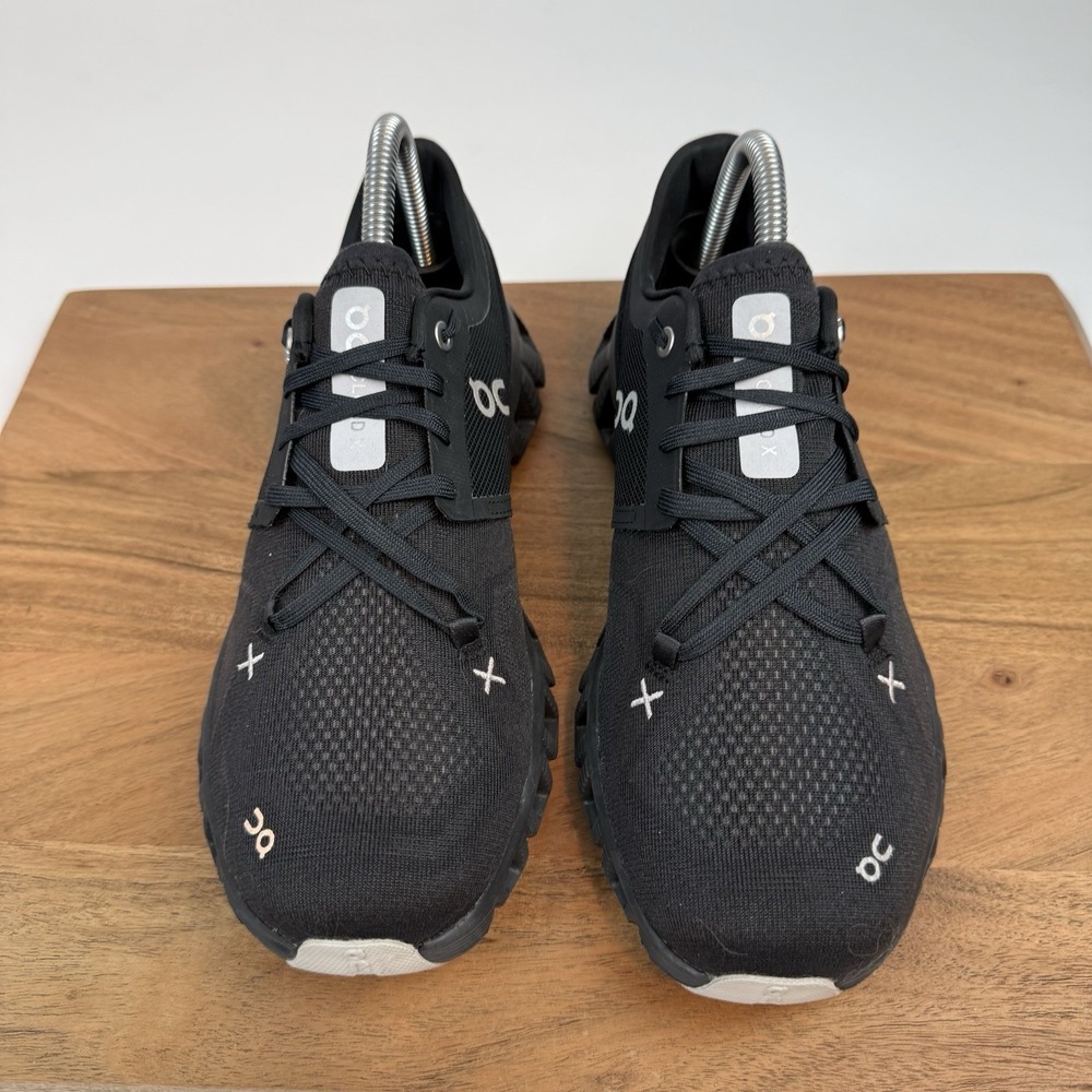 Womens On Cloud X3 Black Mesh Athletic Gym Running Sneakers Shoes Size 9 M EUC - Picture 6 of 8